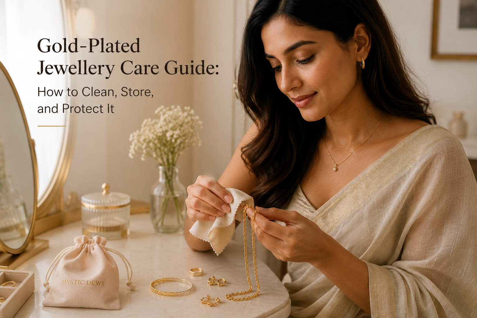 Gold-Plated Jewellery Care Guide: How to Clean, Store, and Protect It