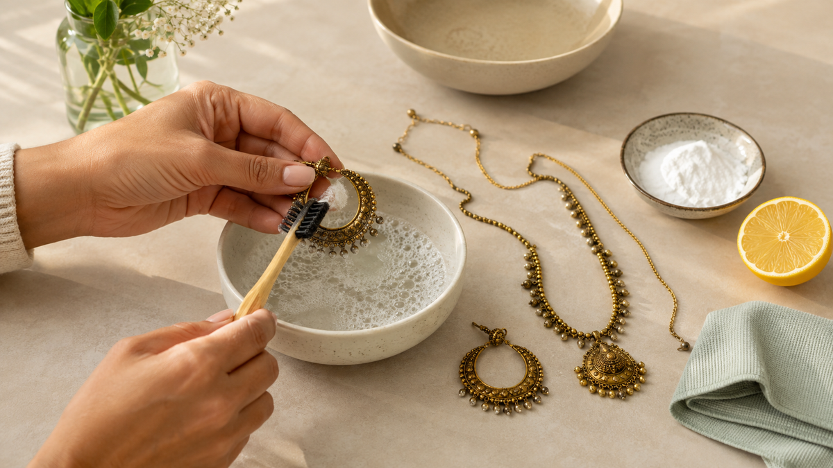 How to Clean Brass Fashion Jewellery at Home Safely