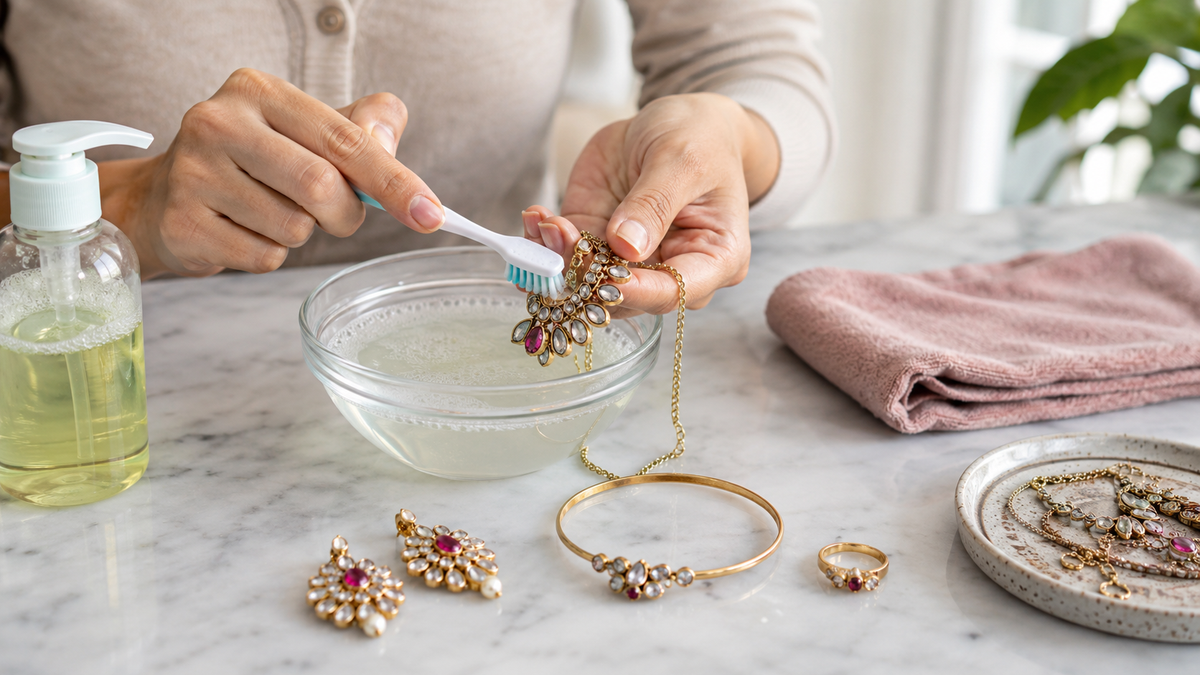 How to Clean Costume, Fake & Imitation Jewellery at Home
