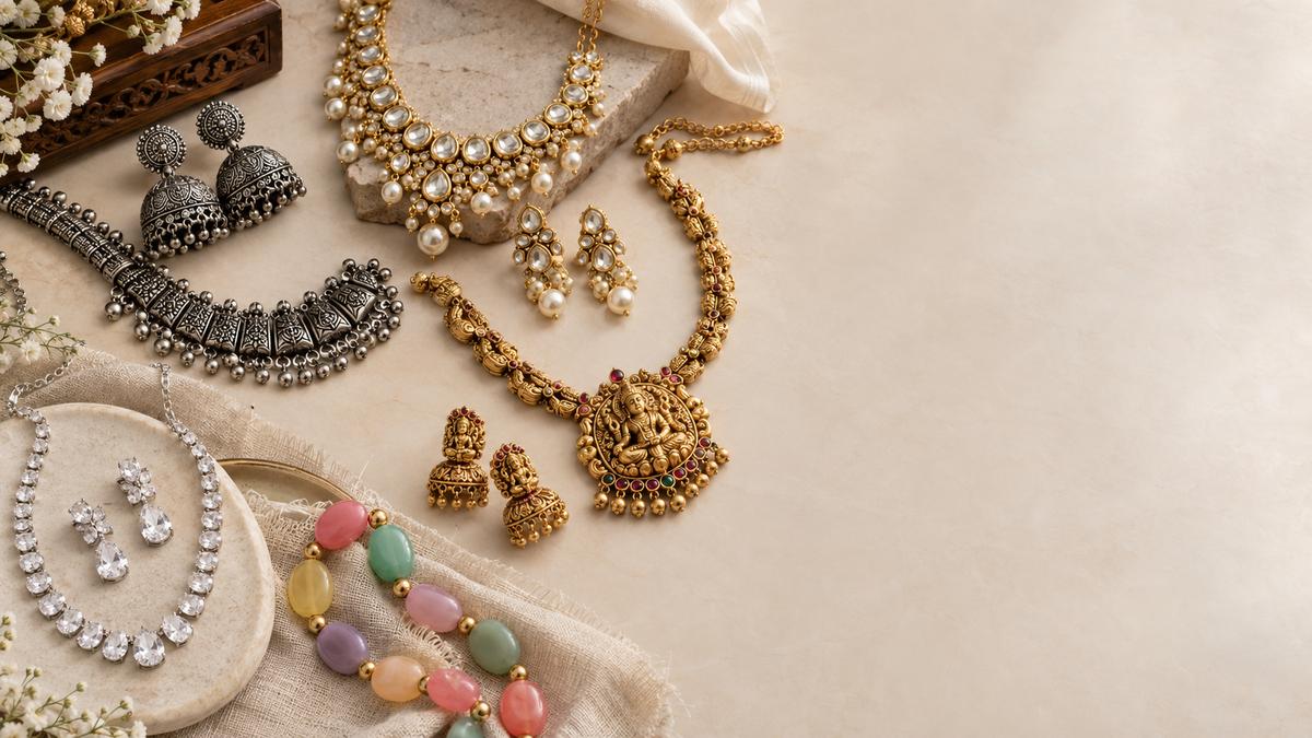 Types of Artificial Jewellery: Imitation Jewellery Buying Guide