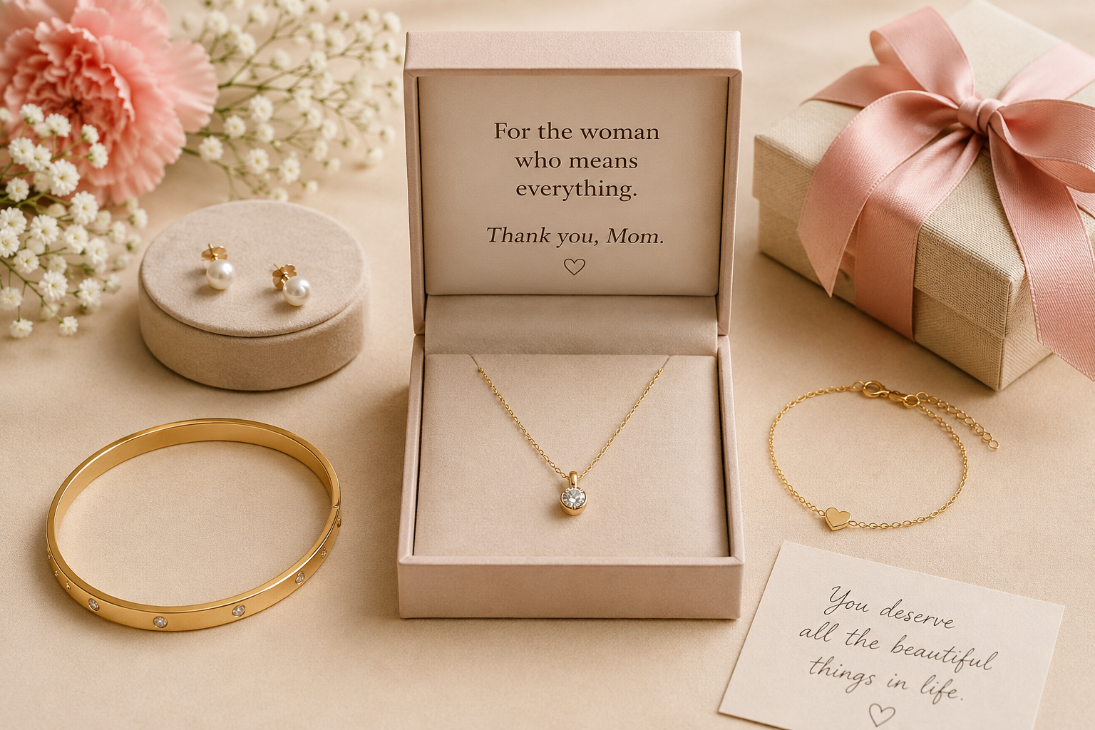Jewellery Gift Ideas for Mom: Earrings, Necklaces, and Bracelets