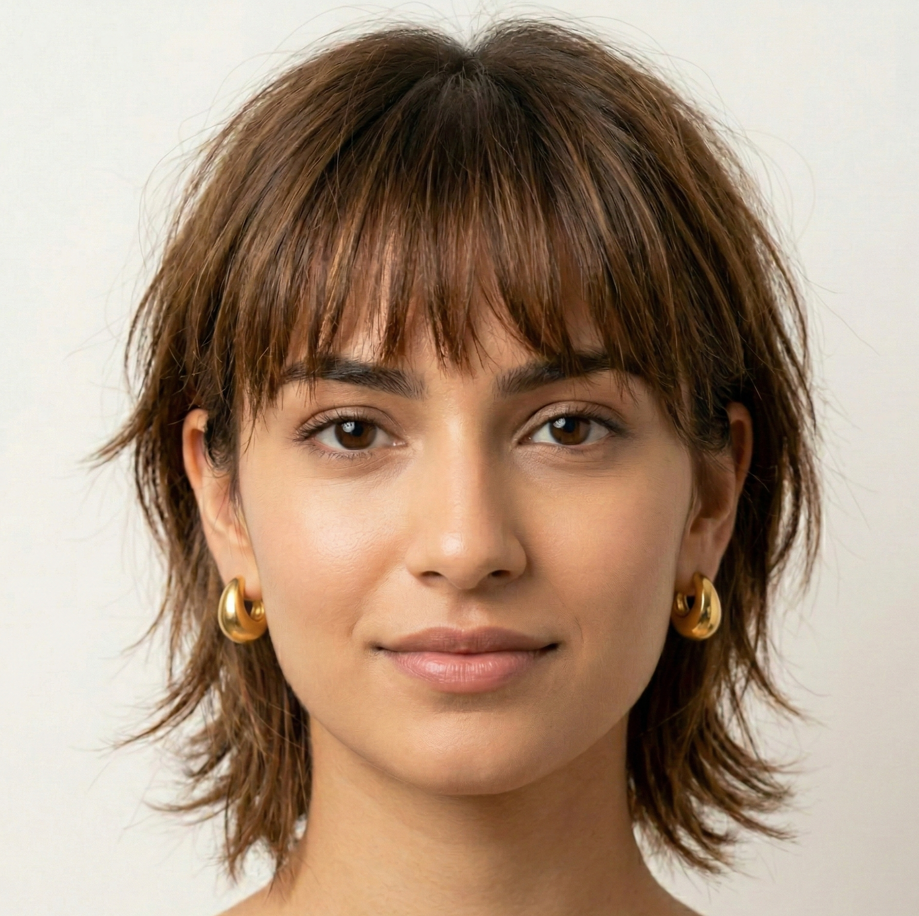 Chunky Dome Hoop Earrings 18K Gold PVD Plated 316L Stainless Steel