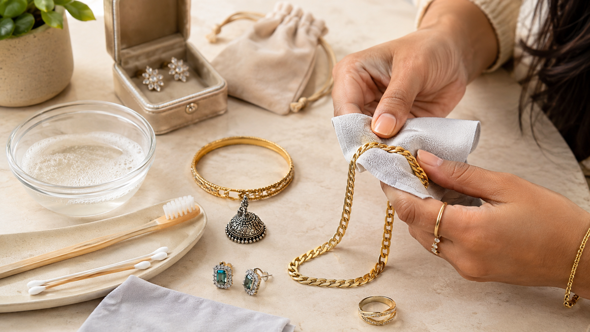 How to Clean Metal Fashion Jewellery and Keep It Shining