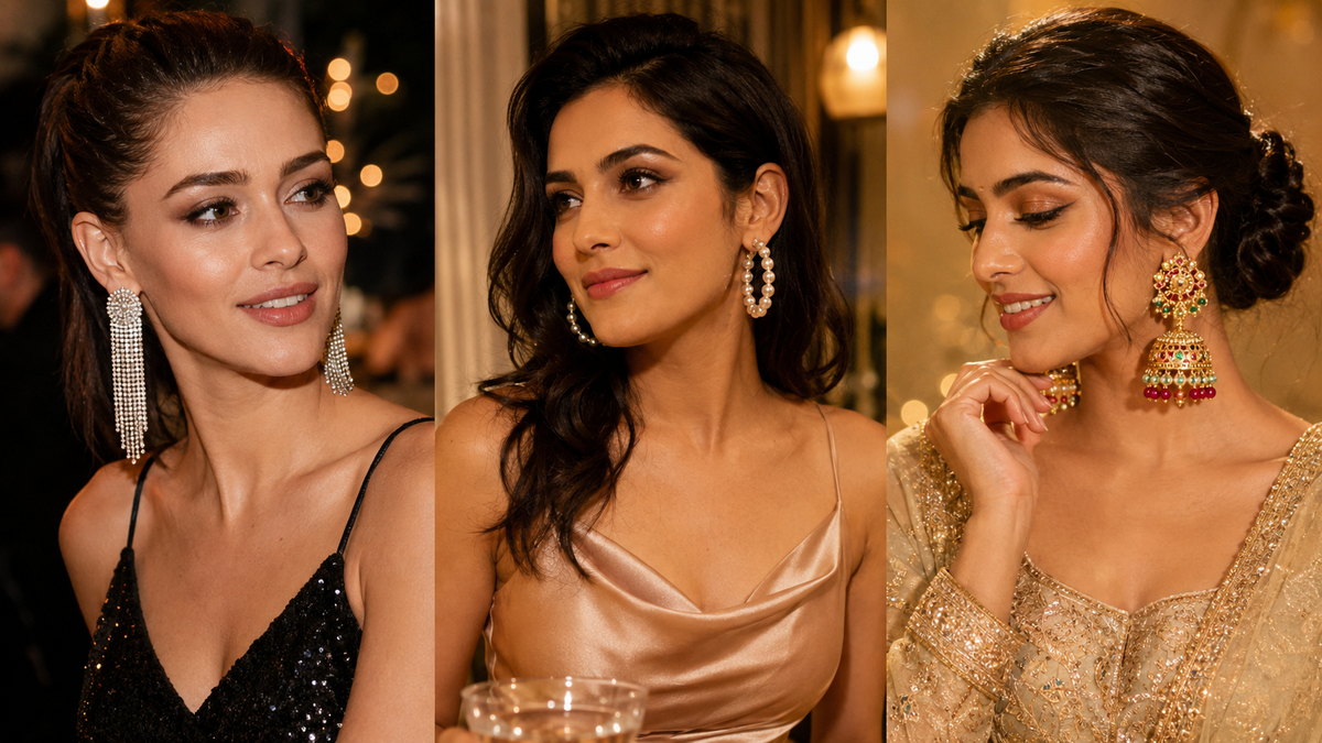 Best Party Wear Earrings for Women to Complete Your Looks